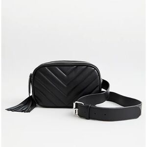 🆕️🖤 👛BLACK QUILTED BELT BAG - PLUS SIZE 👛🖤
